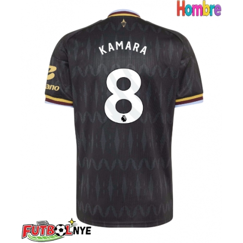 Camiseta Aston Villa Boubacar Kamara #8 Visitante Equipación 2026-27 manga corta